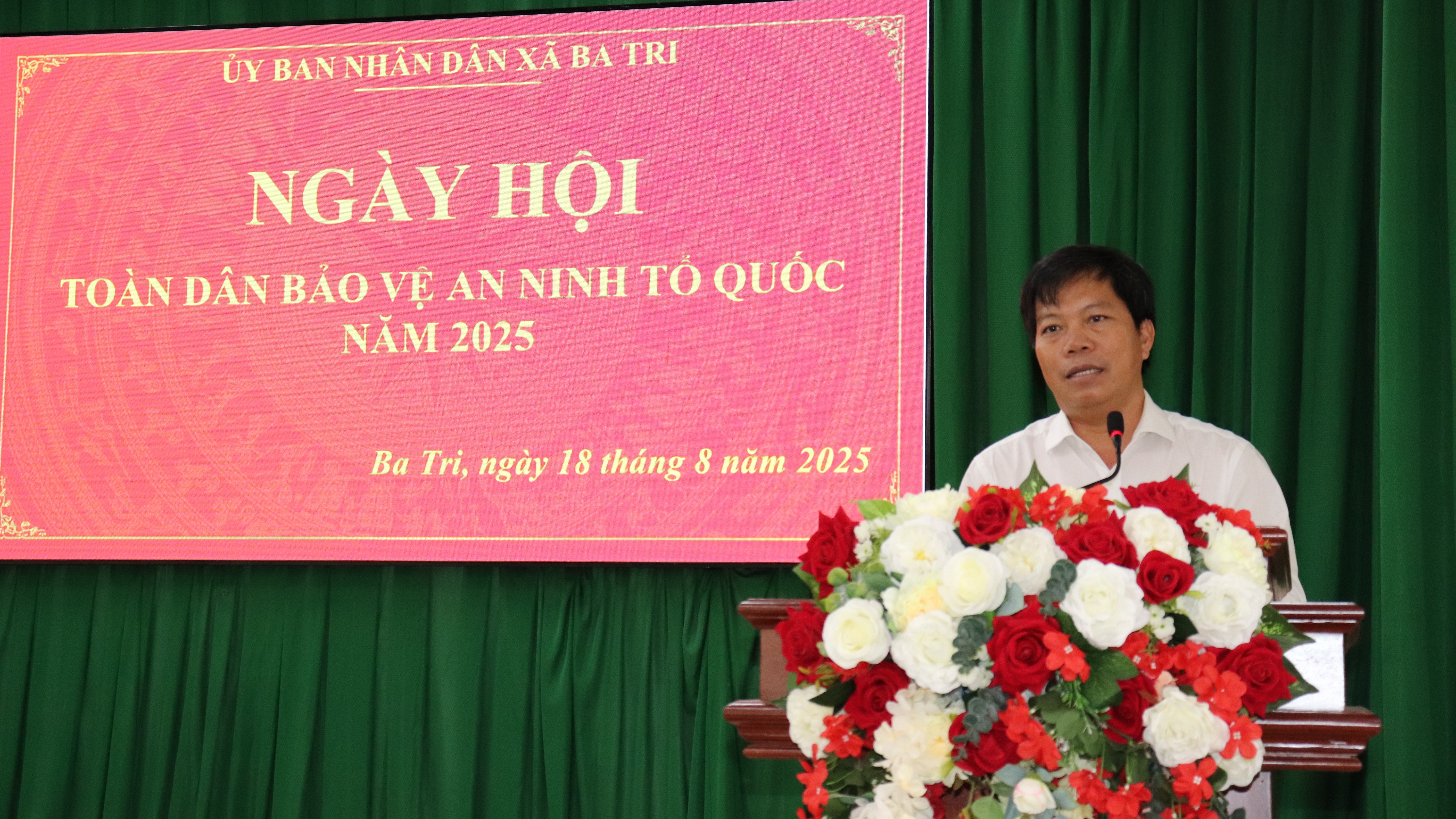 Xã Ba Tri tổ chức Ngày hội Toàn dân bảo vệ an ninh Tổ quốc năm 2025