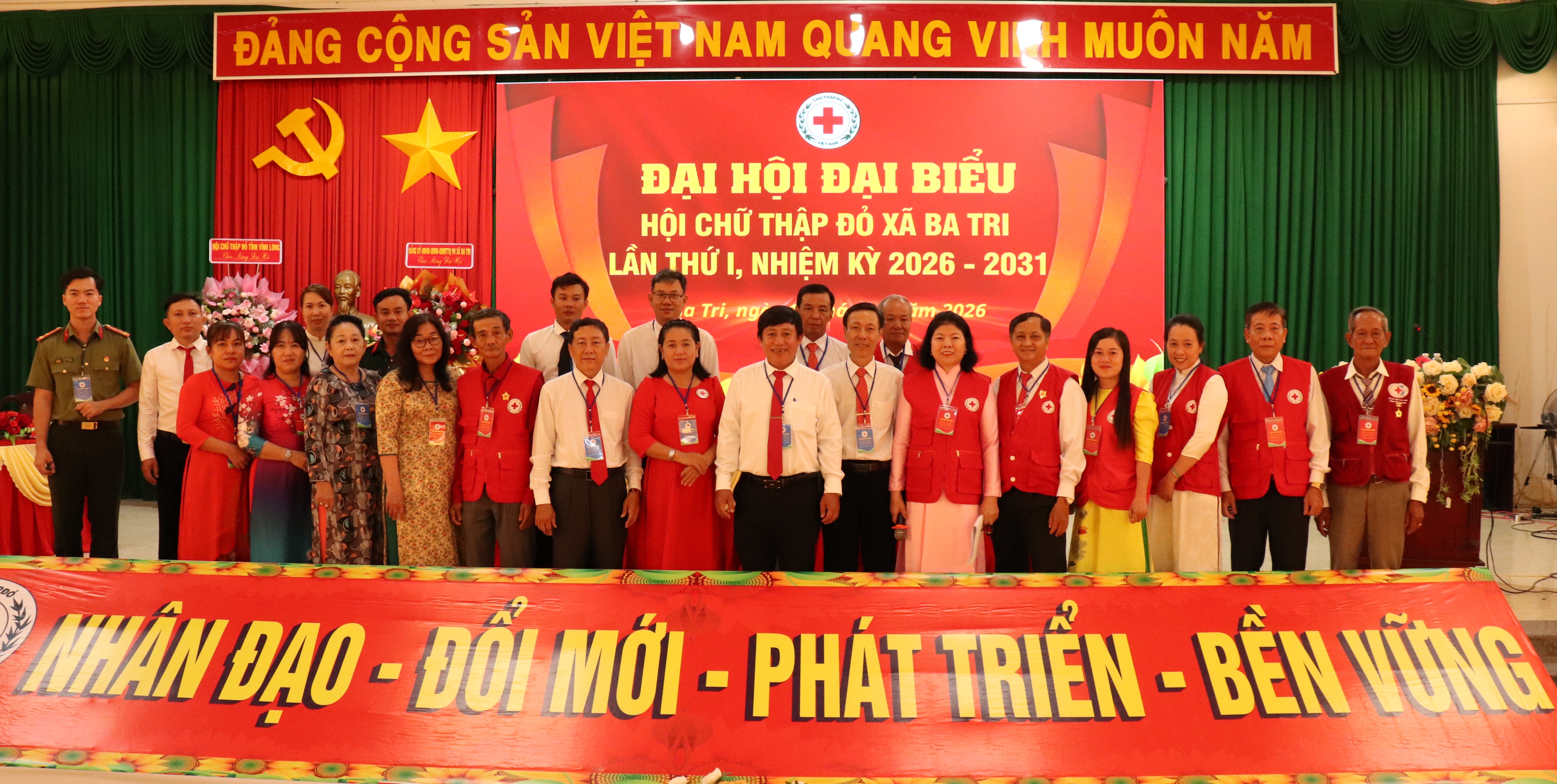 Đại hội đại biểu Hội Chữ thập đỏ xã Ba Tri lần thứ I, nhiệm kỳ 2026-2031
