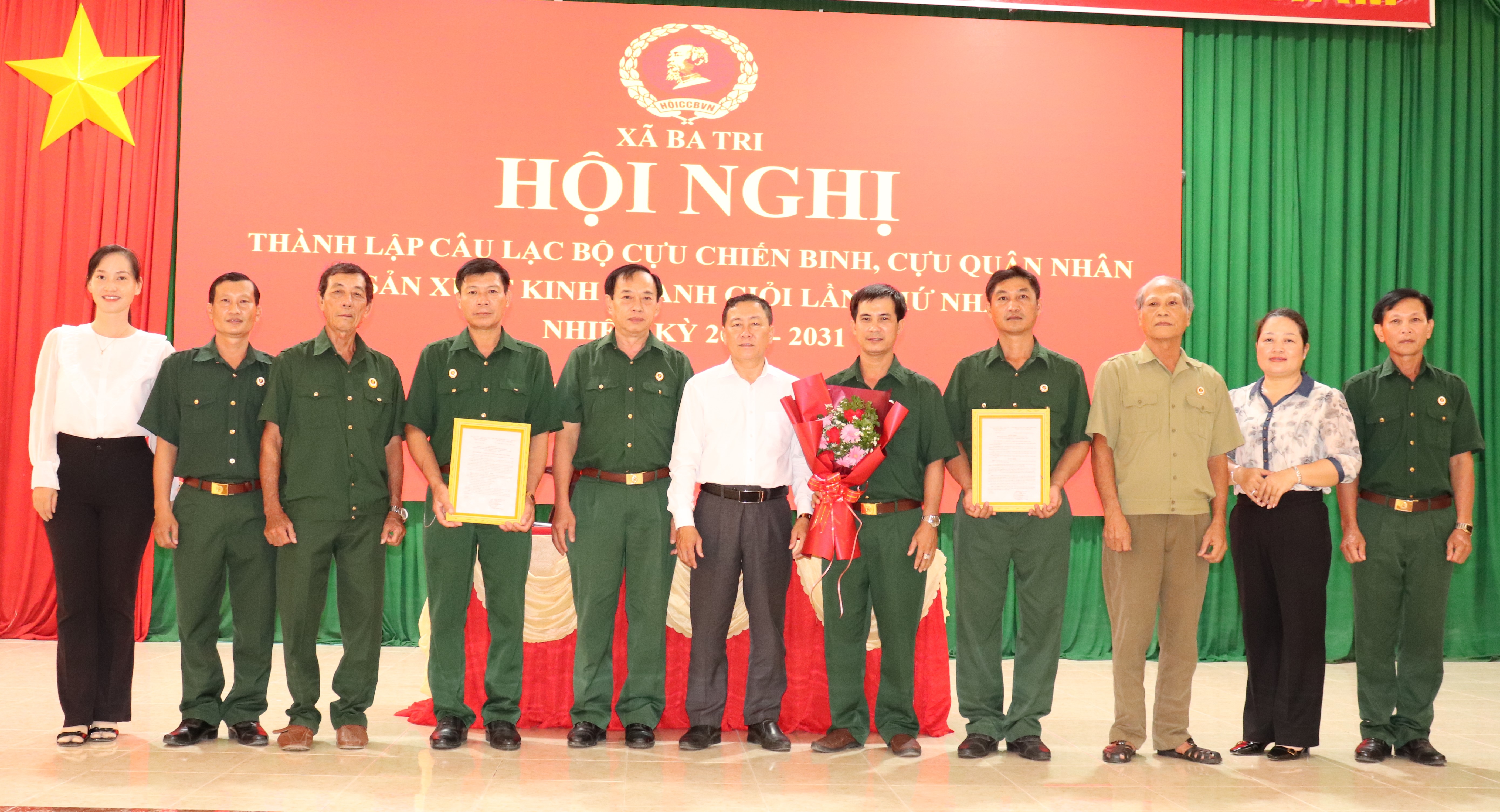 Thanh lập Câu lạc bộ Cựu chiến binh, Cựu quân nhân sản xuất, kinh doanh giỏi xã Ba Tri