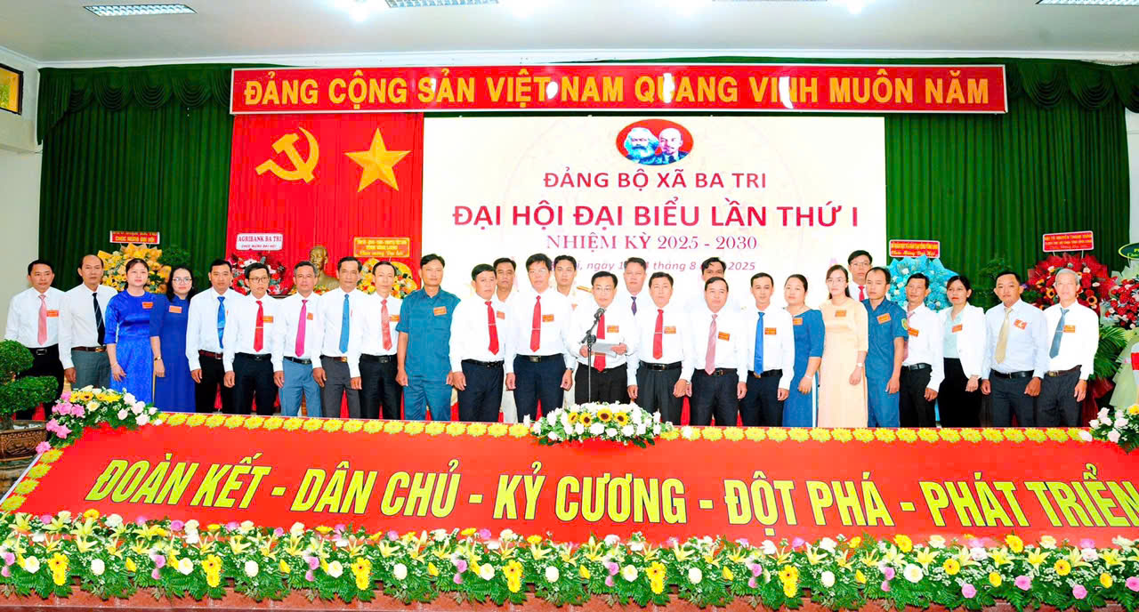 Nghị quyết Đại hội đại biểu Đảng bộ xã Ba Tri lần thứ I, nhiệm kỳ 2025-2030