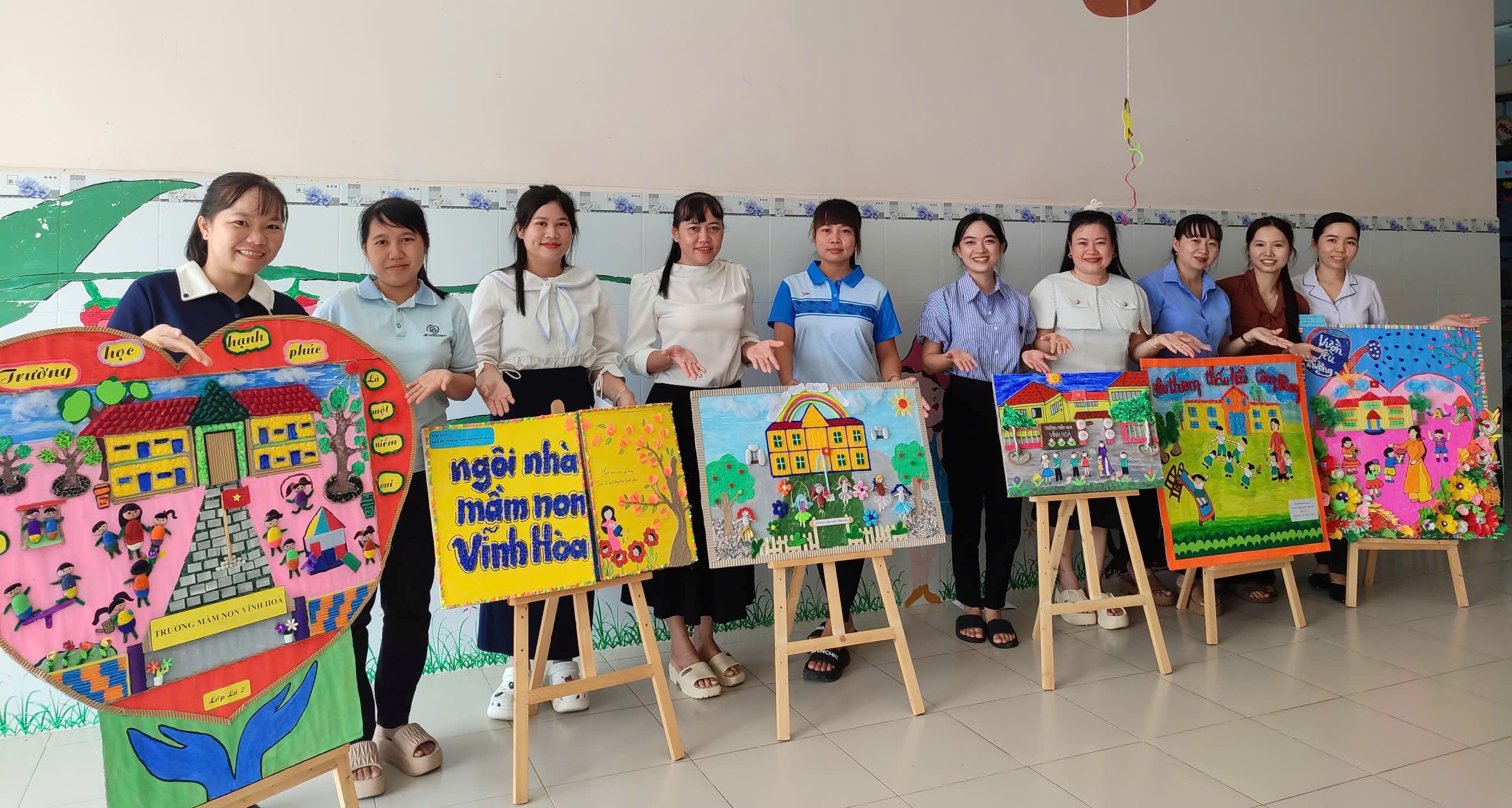 Trường Mầm non Vĩnh Hòa phát động Phong trào thi đua ngắn hạn chào mừng 43 năm Ngày Nhà giáo Việt Nam 20/11