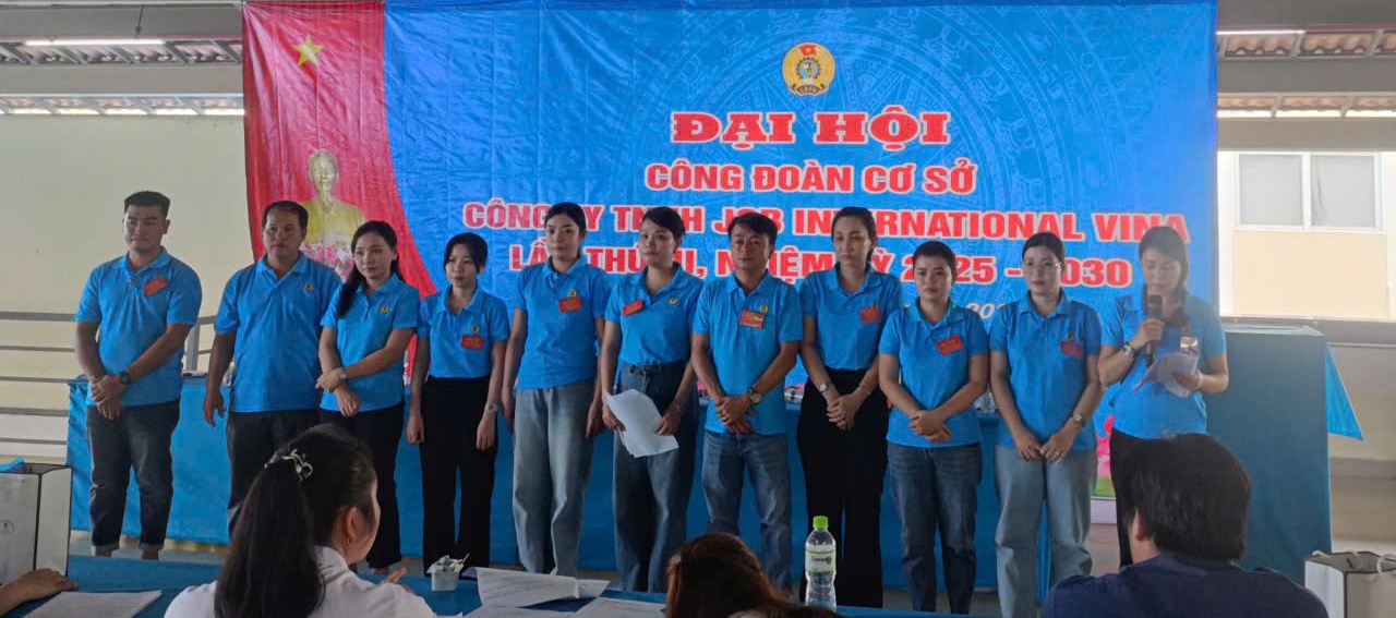 Đại hội Công đoàn cơ sở Công ty TNHH JSP Internional Vina